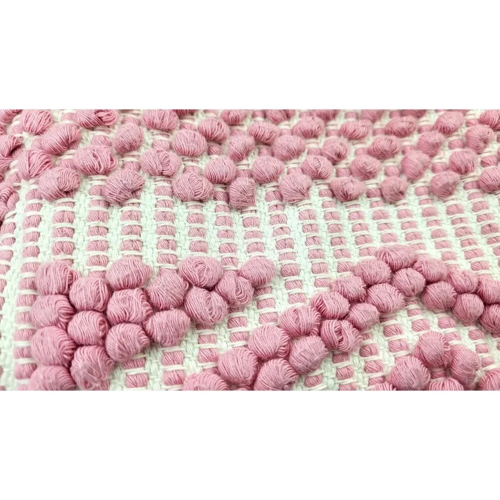 Antonello Pink and Cream Suni Rombi Bag - Size 8